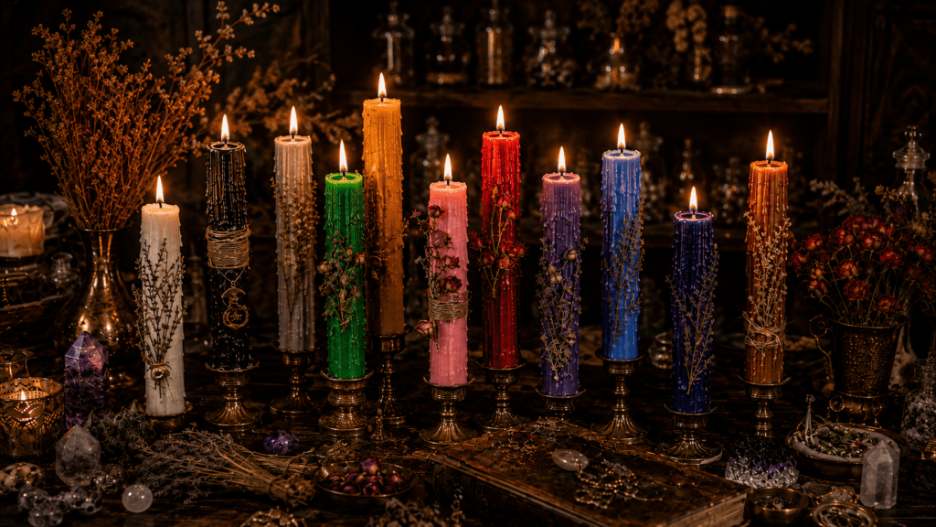Candle colour meanings in witchcraft