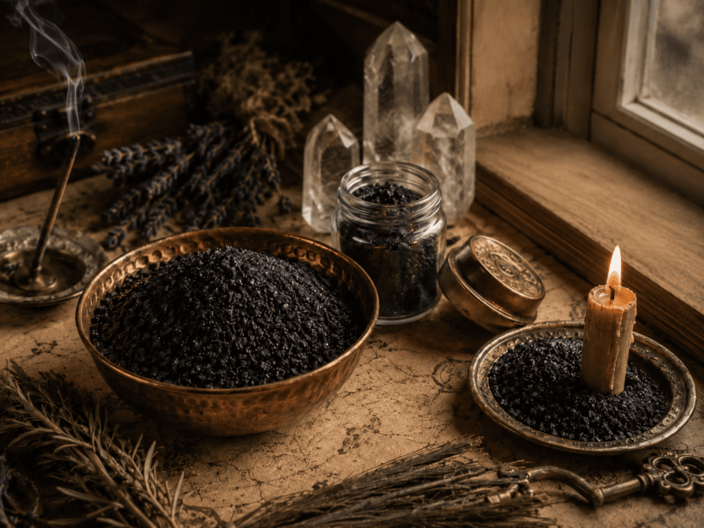 Ways to use Witches Black Salt in spiritual practice